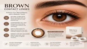 brown contacts contact lenses enhancing eye color with a realistic finish