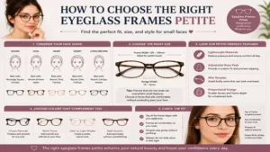 Guide to choosing the right eyeglass frames petite based on face shape and personal style