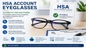 HSA account eyeglasses eligibility for prescription eyewear purchases