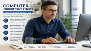 computer progressive lenses helping reduce eye strain during extended computer screen use