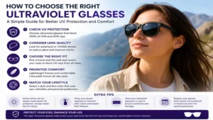 guide to choosing ultraviolet glasses with effective UV protection and comfort