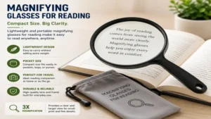 magnifying glasses for reading featuring a lightweight and portable design